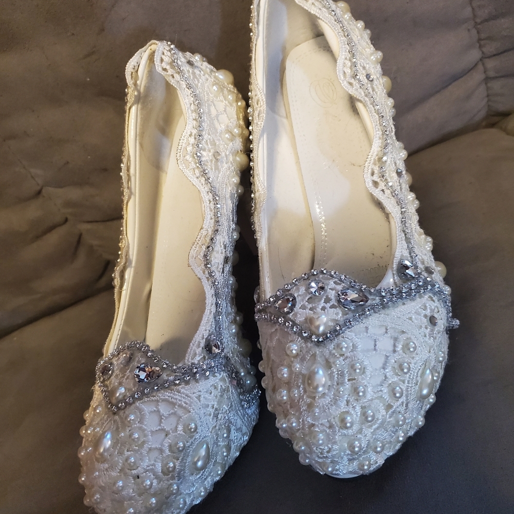 White Wedding Shoes